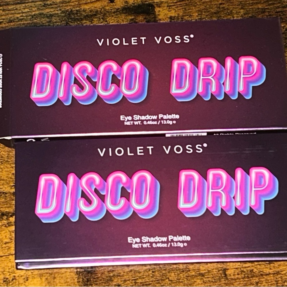 Violet Voss Disco Drip Eyeshadow Palette - Purple, Pink, Gold, Teal, Green, Blue - Picture 4 of 5